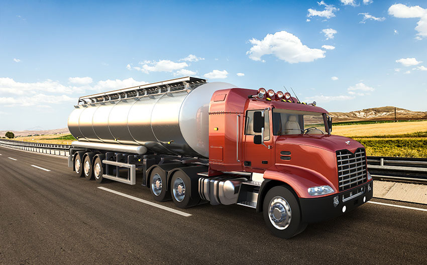 Truck Transporting Liquids